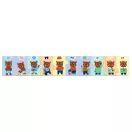 Djeco Sorozatkirakó puzzle - Mackó öltözködik, 10 db-os - Teddy dresses up