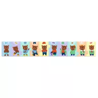   Djeco Sorozatkirakó puzzle - Mackó öltözködik, 10 db-os - Teddy dresses up