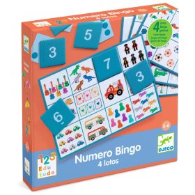 Djeco Fejlesztő játék - Számos bingó - Numero Bingo