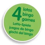 Djeco Numero Bingo számos fejlesztő játék narancssárga doboza a játéktáblával és számkorongokkal