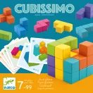 Djeco Cubissimo 3D fa logikai játék színes építőelemekkel és feladatkártyákkal