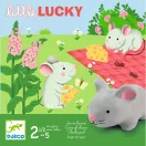 Djeco Little Lucky Egy kis szerencse társasjáték doboza két kedves egérkével és sajttal
