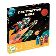 Djeco Irány a Mars! társasjáték illusztrált doboza 6-99 éves korig