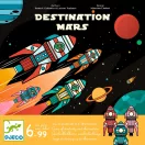 Djeco Destination Mars társasjáték színes űrhajós borítóképe