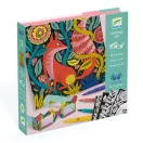 Djeco Fantasy Forest 3D kreatív szett doboza Melissa Castrillon grafikájával