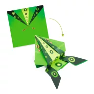 Djeco Origami Ugró állatok kreatív készlet papírfigurákkal