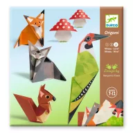 Djeco Origami Erdei séta készlet csomagolása erdei állatfigurákkal