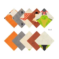 Djeco Origami Erdei séta készlet csomagolása erdei állatfigurákkal