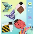 Djeco Origami Kertemben illusztrált kerti állatfigurák mintás papírból