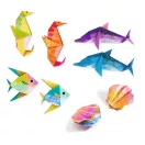 Djeco Origami Tengeri élőlények kreatív szett színes papírokkal és állatfigurákkal