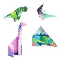 Djeco Origami Dinoszauruszok papírhajtogatós kreatív szett doboza