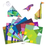 Djeco Origami Dinoszauruszok papírhajtogatós kreatív szett doboza