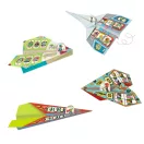 Djeco Origami Repülők kreatív papírhajtogató készlet színes mintás lapokkal