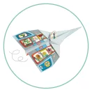 Djeco Origami Repülők kreatív papírhajtogató készlet színes mintás lapokkal