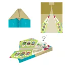 Djeco Origami Repülők kreatív papírhajtogató készlet színes mintás lapokkal