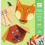 Djeco Origami Állatok kreatív szett színes papírokkal és állatfigurákkal
