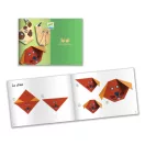 Djeco Origami Állatok kreatív szett színes papírokkal és állatfigurákkal