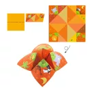 Djeco Origami Sótartó papírhajtogató készlet színes mintákkal
