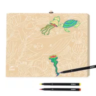   Djeco Ecsetfilc készlet - Első festő filcek 24 db - First brush pens box
