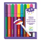 Djeco mágikus filctoll készlet 9 színes és 1 színváltó tollal