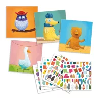   Djeco Matricázó képkészítés - Alkoss állatokat! - Create animals