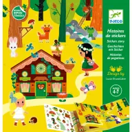 Djeco Matricás meseszövés A varázslatos erdő borítója tündérekkel és erdei házikóval