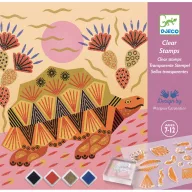   Djeco Kreatív nyomdakészlet - Minták és állatok - Patterns and animals