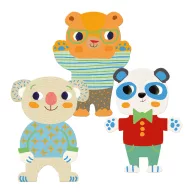   Djeco Mintázatok letörölhető krétatollal - Csinoskák - Cuties