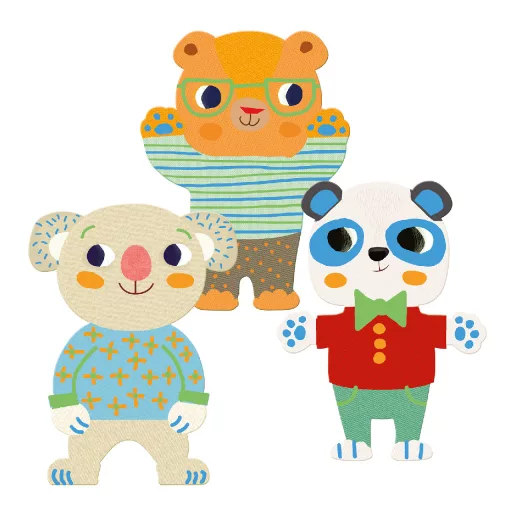 Djeco Mintázatok letörölhető krétatollal - Csinoskák - Cuties