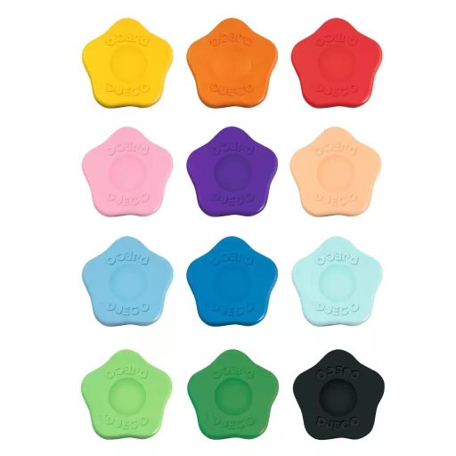 Djeco Marokkréta - 12 színű vírág - 12 flower crayons for toddlers