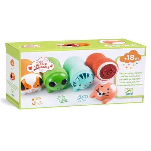 Djeco Bélyegzők kicsiknek - Kerti állatok - Stamps fort littles ones - Garden animals