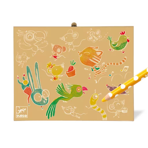 Djeco Kicsik színes készlete - Box of colours for toddlers