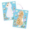 Djeco Kollázs műhely - Bolyhos barátok gyapjúval és tépőzárral - Wool and Velcro - Fluffy friends!