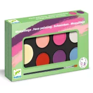   Djeco Arcfesték - 6 élénk szín - Palette 6 colours - Sweet