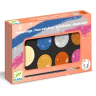   Djeco Arcfesték - 6 fémes szín - Palette 6 colours - Metallic