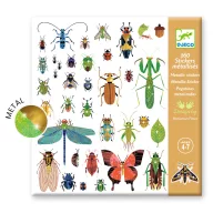 Djeco Microcosmos Rovarok és bogarak matrica szett színes illusztrációkkal