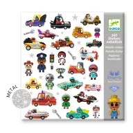Djeco Crazy Motors matricakészlet vagány járművekkel színes csomagolásban