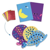   Djeco Kreatív műhely - 6 technika 1 dobozban - Tengeri örömök - Seaside delights