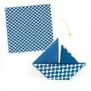 Djeco Origami készlet 100 darab 10x10 cm-es nyári mintás papírlappal