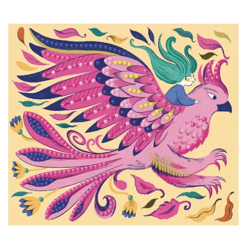 Djeco Artistic Diams - Gyémántszemes kirakó - Misztikus lények - Mythical Creatures