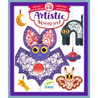 Djeco Artistic String art varrás és díszítés Éjszakában kreatív készlet doboza