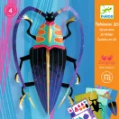 Djeco Papírszobor műhely Bogarak készlet színes papírelemekkel