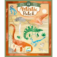 Djeco Artistic Patch dinoszauruszos metálminta készítő szett csomagolása