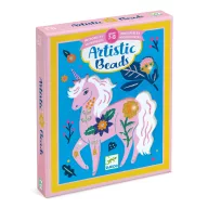 Djeco Artistic Beads Virágdísz mikrogyöngy képek készítő szett 7 éves kortól