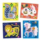 Djeco Artistic Beads Virágdísz mikrogyöngy képek készítő szett 7 éves kortól