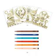 Djeco Artistic Color Egyiptom témájú színező készlet 6 éveseknek