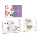Djeco Artistic Aqua vizes gyöngykirakó készlet cickom stílusú mintákkal