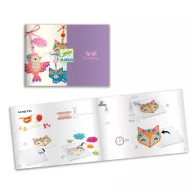 Djeco Artistic Aqua vizes gyöngykirakó készlet cickom stílusú mintákkal