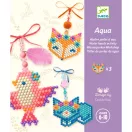 Djeco Artistic Aqua vizes gyöngykirakó készlet cickom stílusú mintákkal