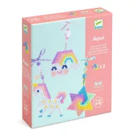 Djeco Artistic Aqua gyöngyből kép Rainbow szivárvány mintával